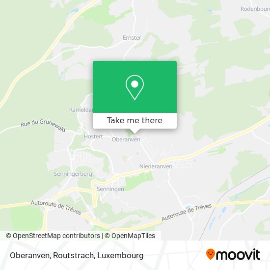 Oberanven, Routstrach map