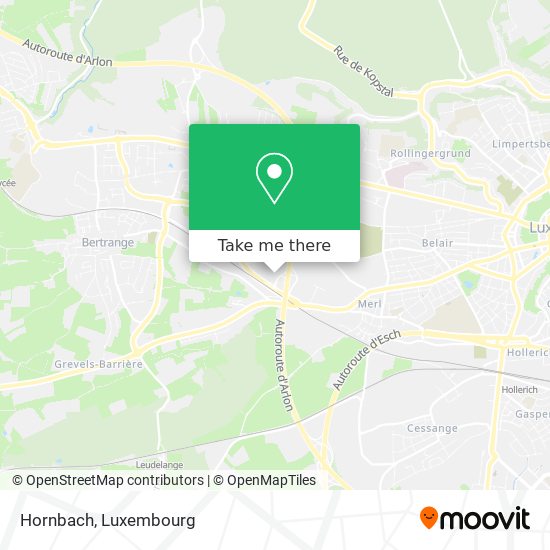 Hornbach map