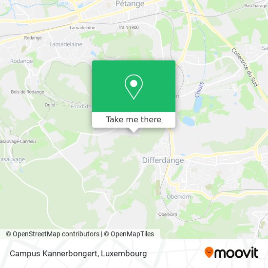 Campus Kannerbongert map