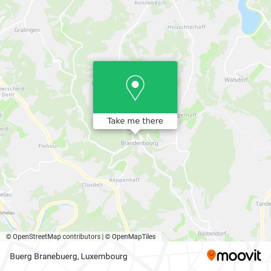 Buerg Branebuerg map