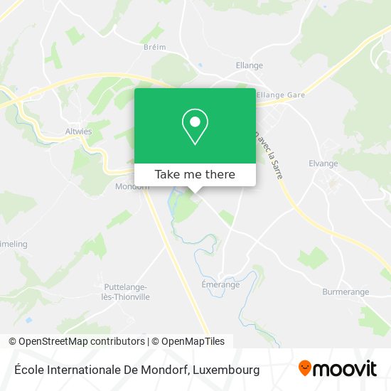 École Internationale De Mondorf map