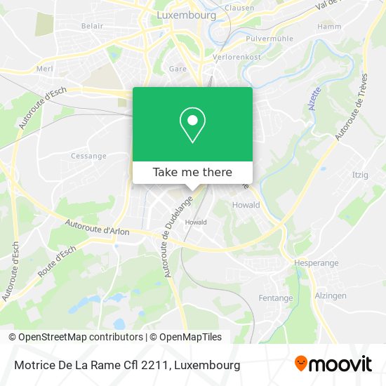 Motrice De La Rame Cfl 2211 map
