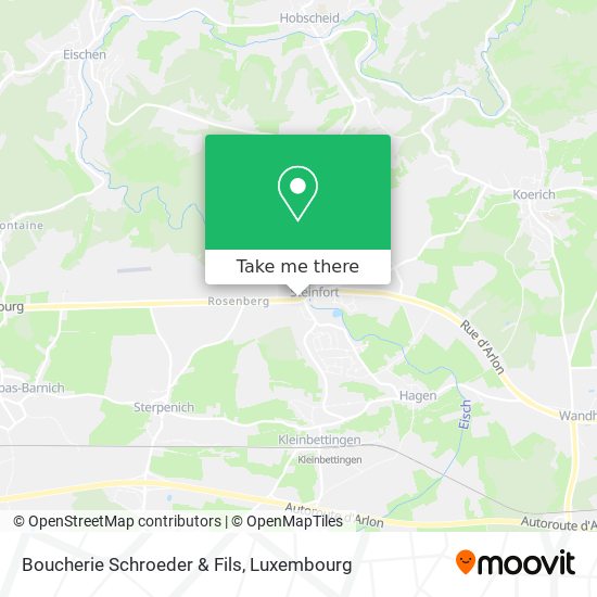 Boucherie Schroeder & Fils map