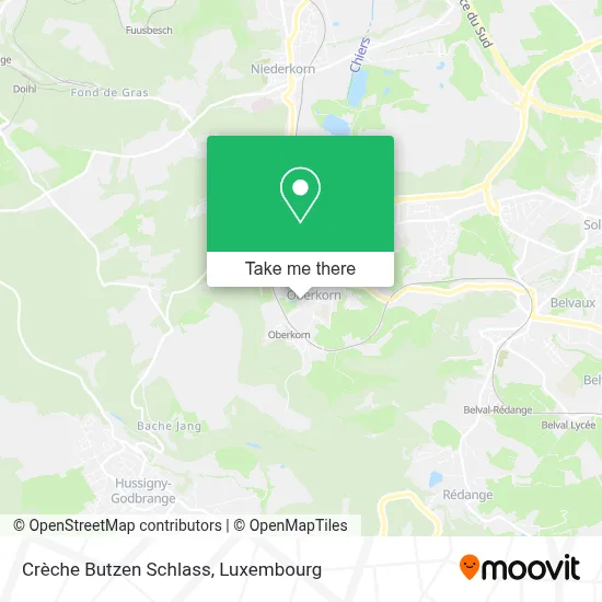Crèche Butzen Schlass map
