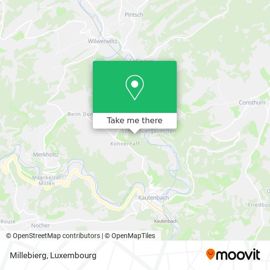 Millebierg map