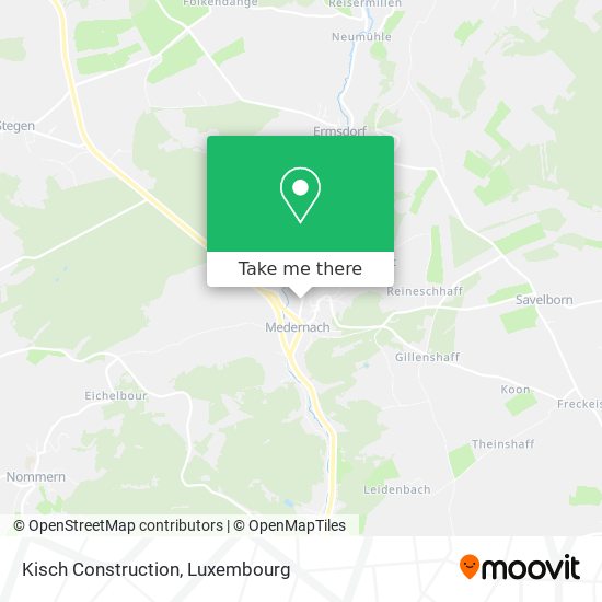Kisch Construction map