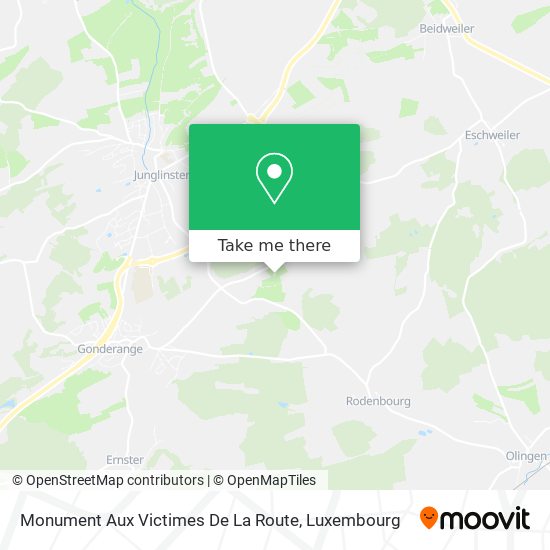 Monument Aux Victimes De La Route map