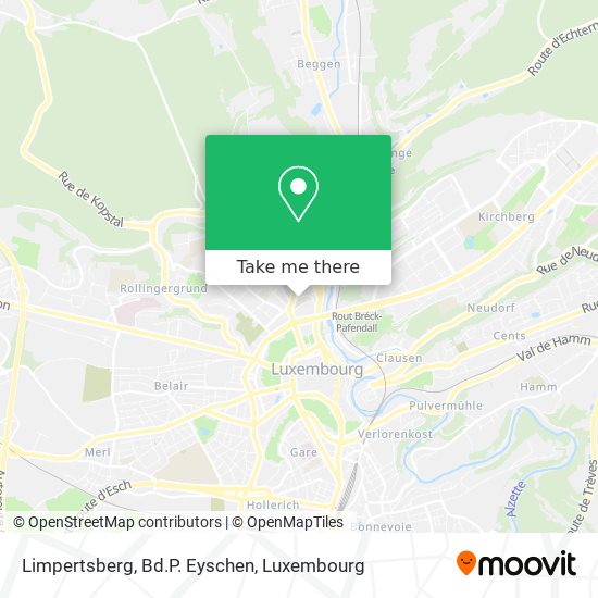 Limpertsberg, Bd.P. Eyschen map