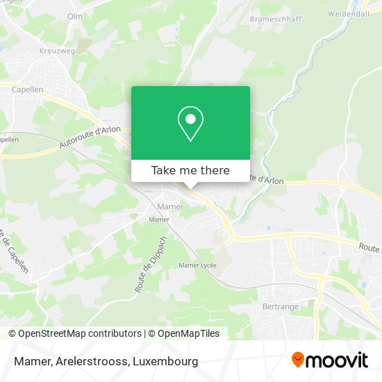 Mamer, Arelerstrooss map