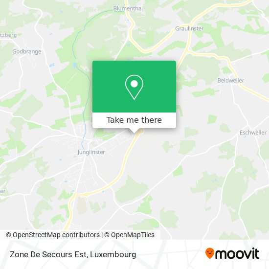 Zone De Secours Est map