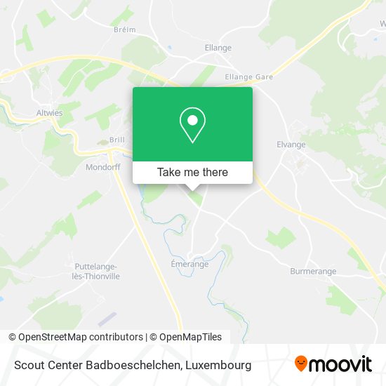 Scout Center Badboeschelchen map