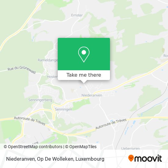 Niederanven, Op De Wolleken map