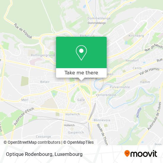 Optique Rodenbourg map