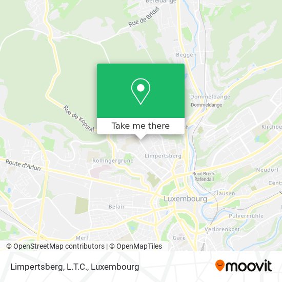 Limpertsberg, L.T.C. Karte