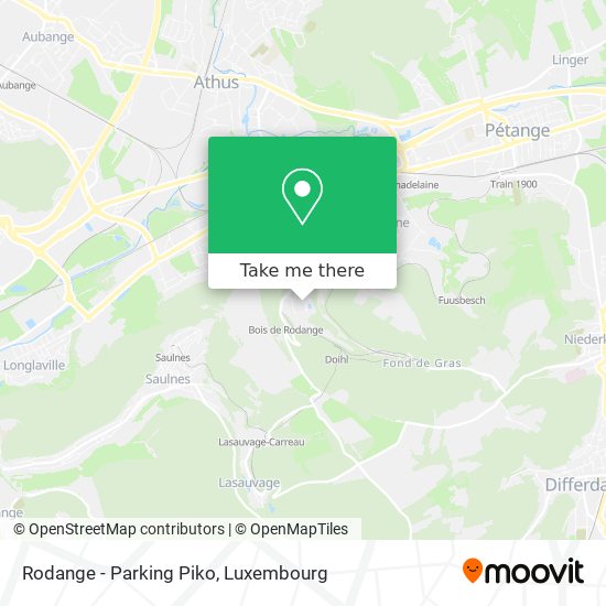 Rodange - Parking Piko Karte