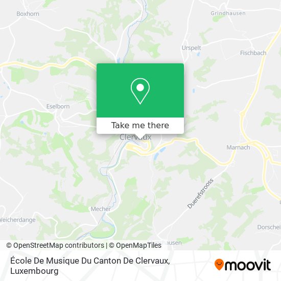 École De Musique Du Canton De Clervaux map