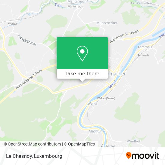 Le Chesnoy Karte