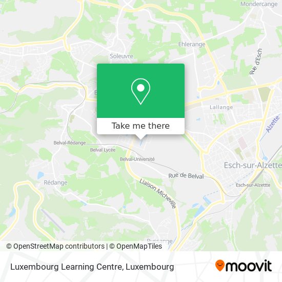 Luxembourg Learning Centre map