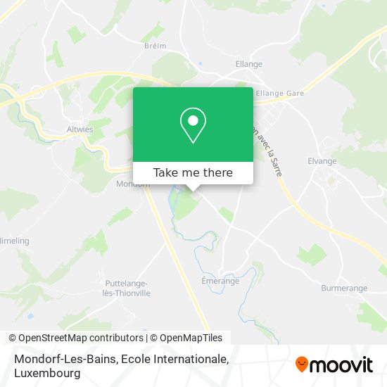 Mondorf-Les-Bains, Ecole Internationale map