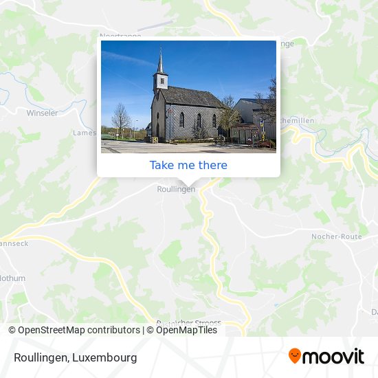 Roullingen map