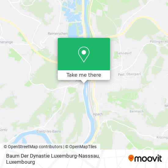 Baum Der Dynastie Luxemburg-Nasssau map