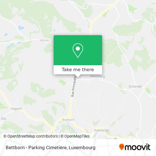 Bettborn - Parking Cimetière map