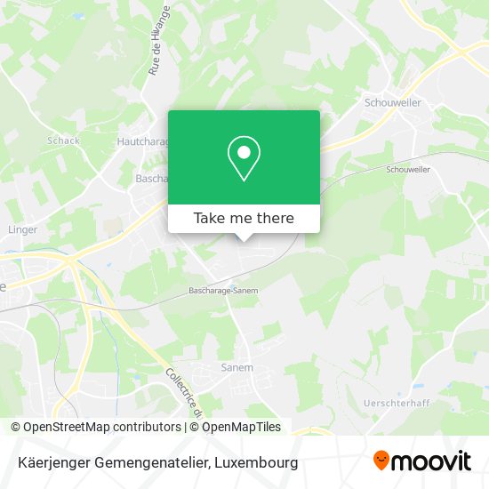 Käerjenger Gemengenatelier map