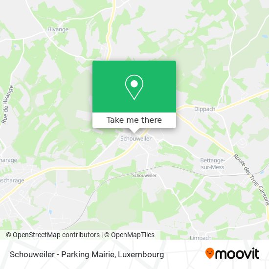 Schouweiler - Parking Mairie map