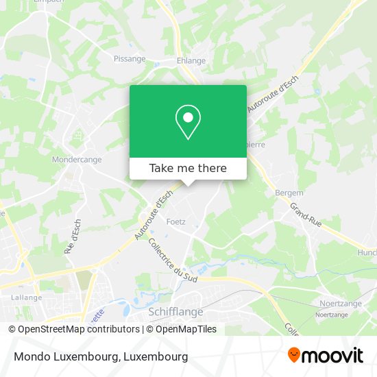 Mondo Luxembourg Karte