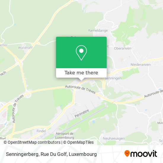 Senningerberg, Rue Du Golf map