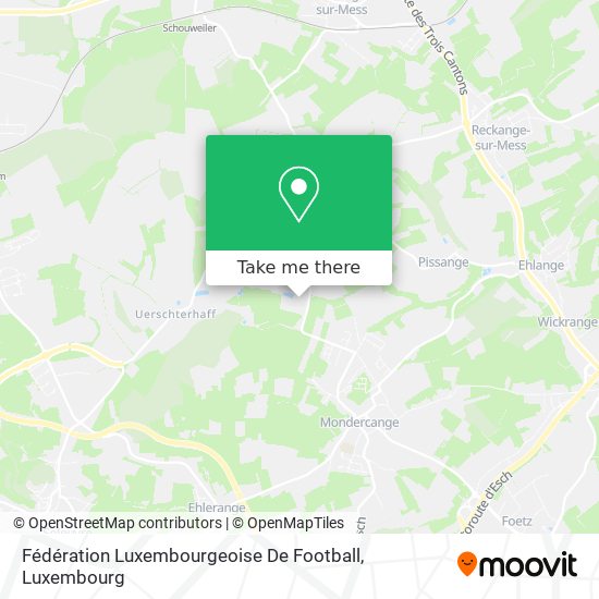 Fédération Luxembourgeoise De Football map