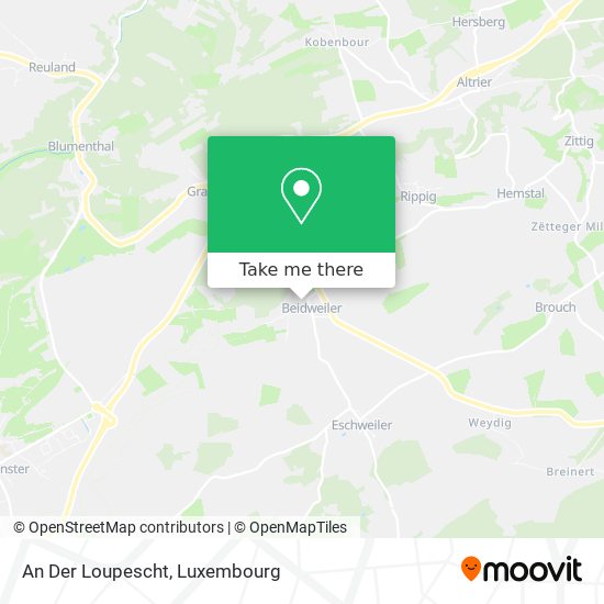 An Der Loupescht map