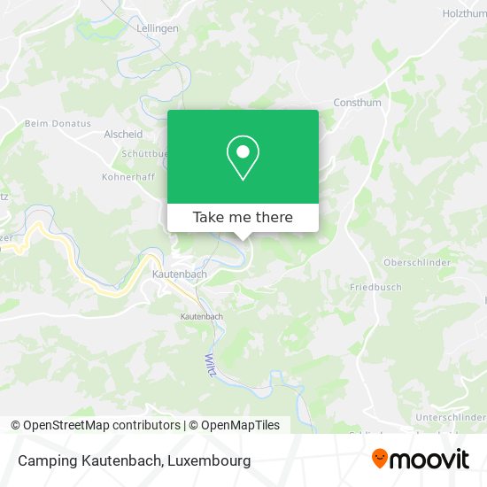 Camping Kautenbach map