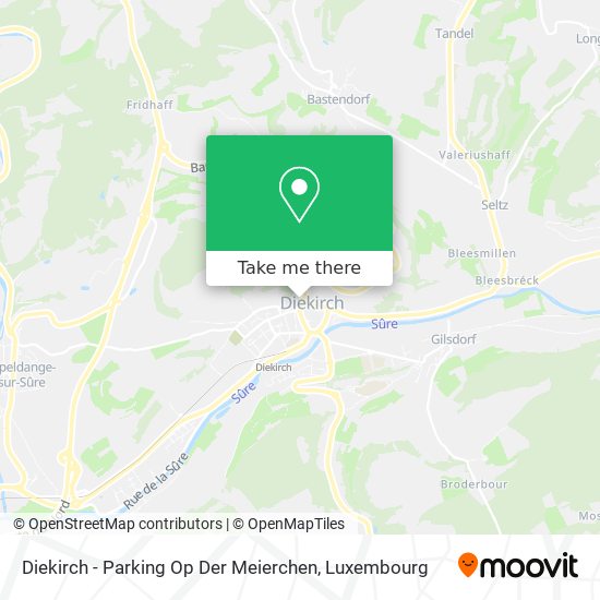 Diekirch - Parking Op Der Meierchen map