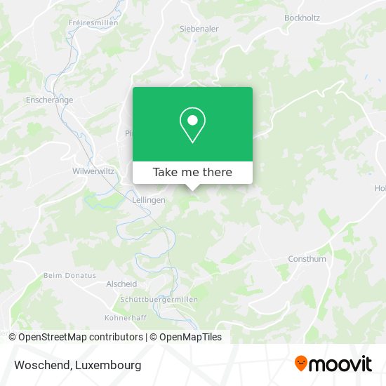 Woschend map