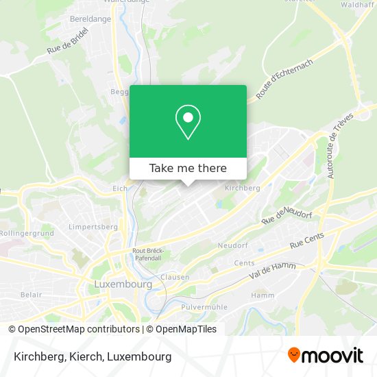 Kirchberg, Kierch map