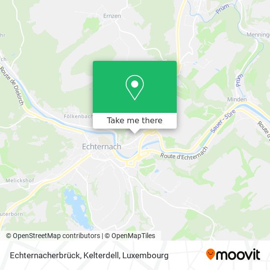 Echternacherbrück, Kelterdell Karte