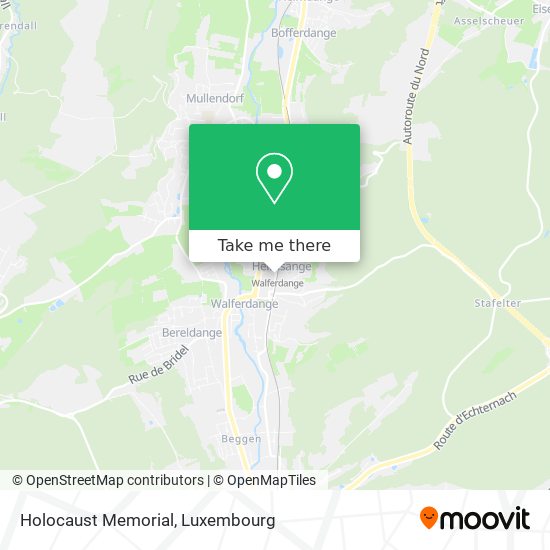 Holocaust Memorial map