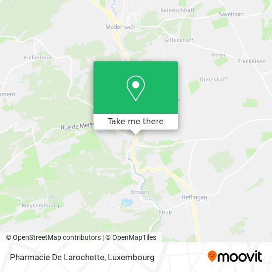 Pharmacie De Larochette map