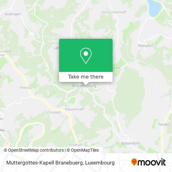 Muttergottes-Kapell Branebuerg map