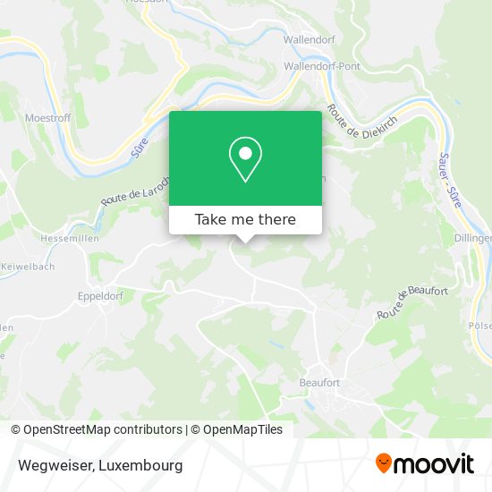 Wegweiser map