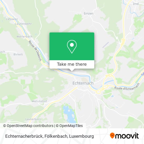 Echternacherbrück, Fölkenbach map