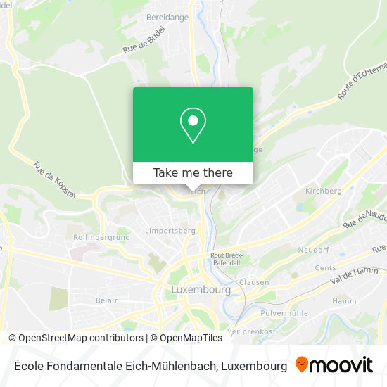 École Fondamentale Eich-Mühlenbach map