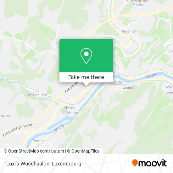 Luxi's Waschsalon map