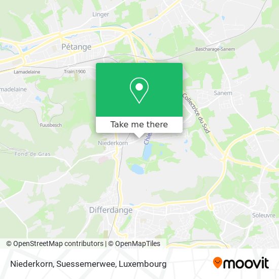 Niederkorn, Suessemerwee map