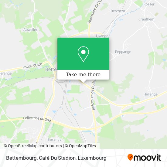 Bettembourg, Café Du Stadion map