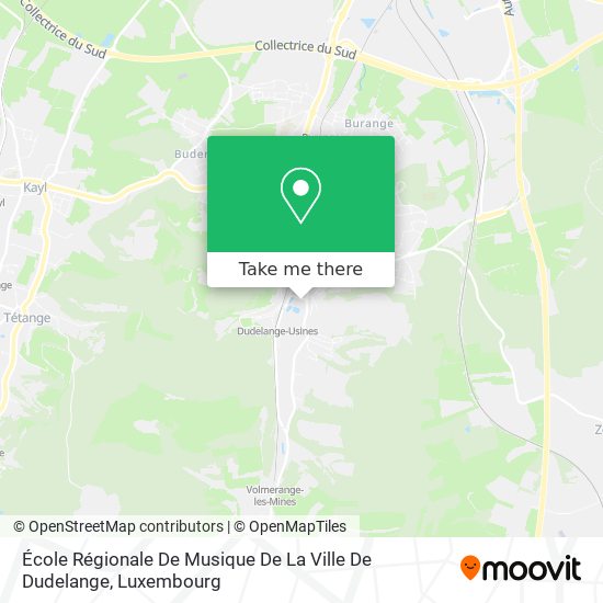 École Régionale De Musique De La Ville De Dudelange map