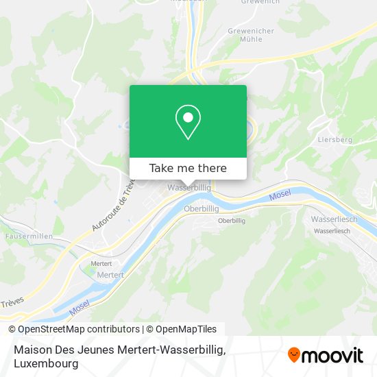 Maison Des Jeunes Mertert-Wasserbillig map