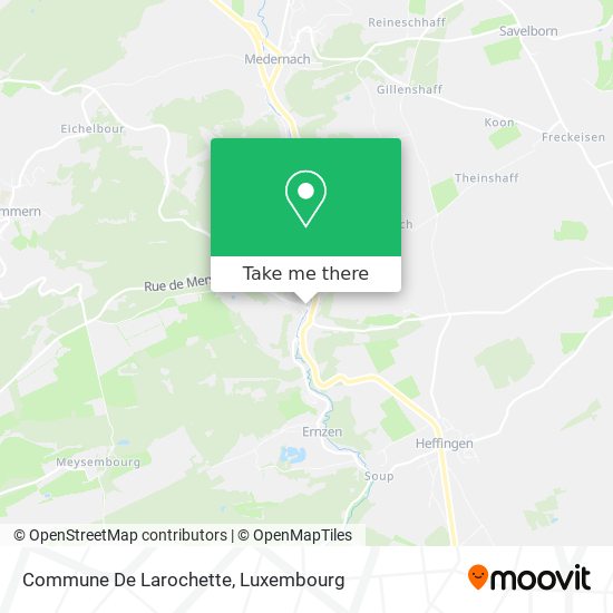 Commune De Larochette map