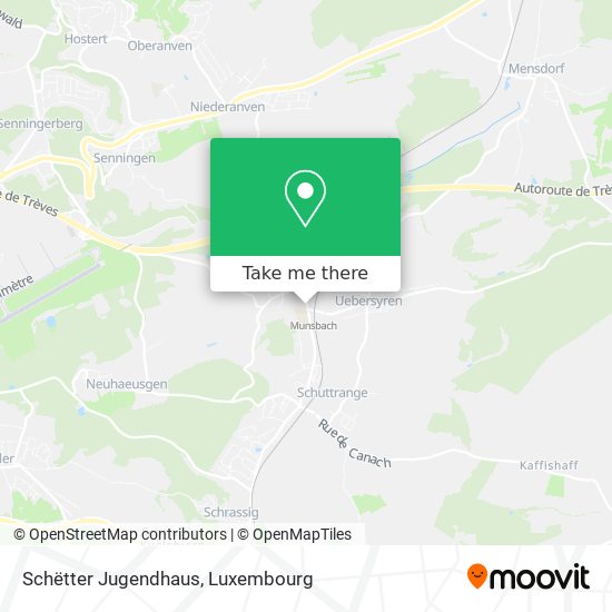 Schëtter Jugendhaus map